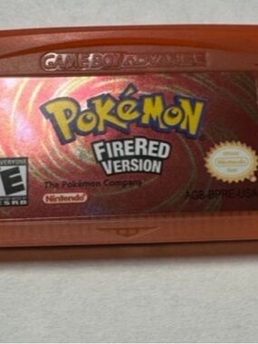 Pokémon fire red for Game Boy advance